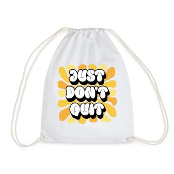 N’abandonnez pas les affirmations positives Sunflower - Sac de sport léger - blanc - Devant