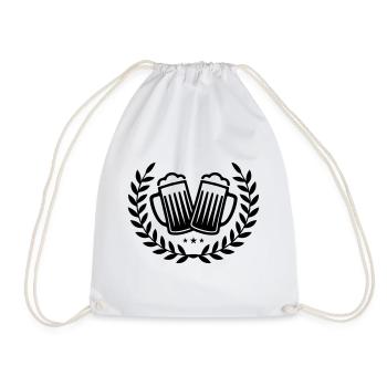 bier icon kranz - Sac de sport léger - blanc - Devant