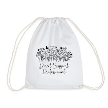 Direct Support Professional - Drawstring Bag - white - Front