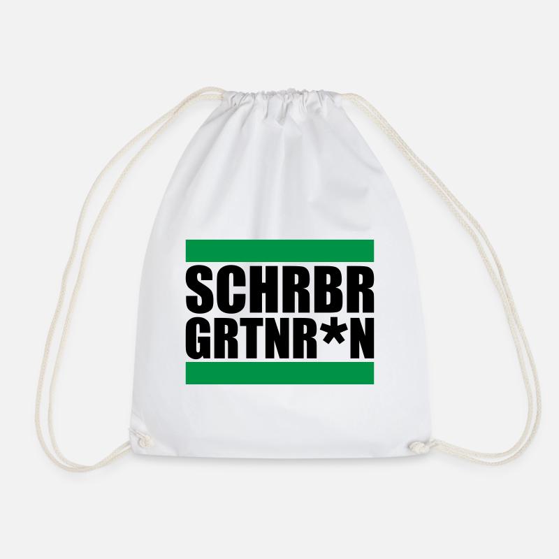 Farben änderbar | Schrebergärtnern SCHRBRGRTN*N - Turnbeutel - Weiß