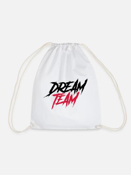 dream team - Turnbeutel - Weiß