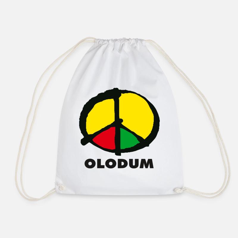 Olodum Samba Requebra Salvador De Bahia - Brasil - Drawstring Bag - white