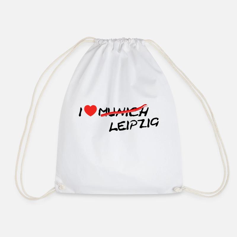Leipzig ist das neue Munich / Bayern / Geschenk - Turnbeutel - Weiß