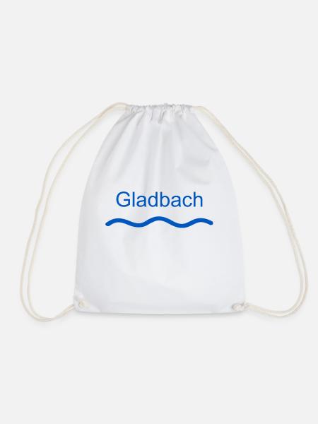 Gladbach Fluss freigestellt - Turnbeutel - Weiß