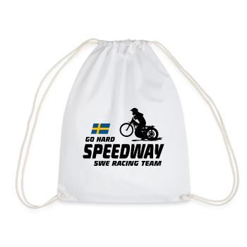 Speedway - Motorcycle Speedway - Turnbeutel - Weiß - Vorne