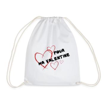 Pour ma Valentine - Sac de sport léger - blanc - Devant