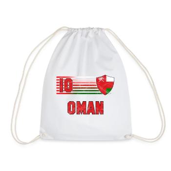 Oman Football Team - Drawstring Bag - white - Front