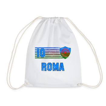 Équipe de football de la Roma - Sac de sport léger - blanc - Devant