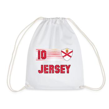 Jersey Fußball Mannschaft - Turnbeutel - Weiß - Vorne