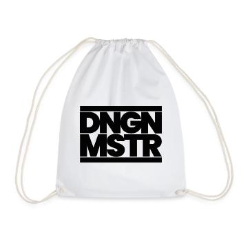 DNGN MSTR – RPG Game Master Design minimal - Noir - Sac de sport léger - blanc - Devant
