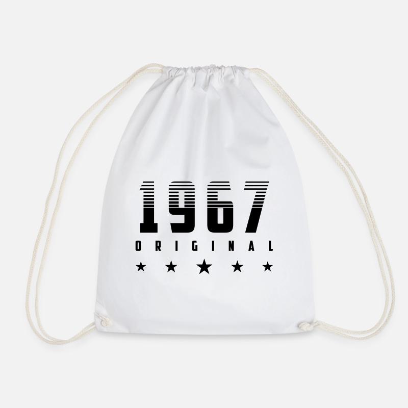 Farbe änderbar | Original 1967 Geburtsjahr - Turnbeutel - Weiß