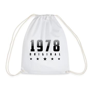 | changeable de couleur Original 1978 Année de naissance - Sac de sport léger - blanc - Devant
