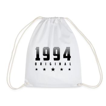 Original 1987 Year of Birth | Color changeable | - Drawstring Bag - white - Front