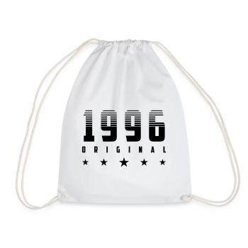 Original 1996 Geburtsjahr | Farbe änderbar | - Turnbeutel - Weiß - Vorne