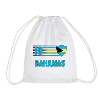 Équipe des Bahamas de football - Sac de sport léger - blanc - Devant