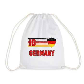 Germany Football Team - Drawstring Bag - white - Front