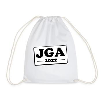 Jga 2022 Junggesellenabschied - Turnbeutel - Weiß - Vorne
