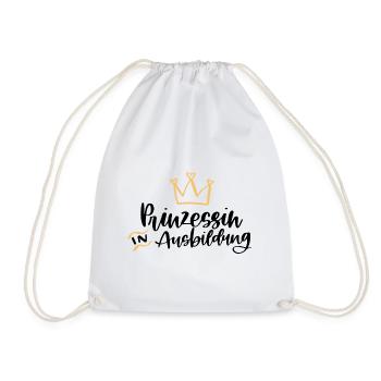 Princesse en formation - Sac de sport léger - blanc - Devant