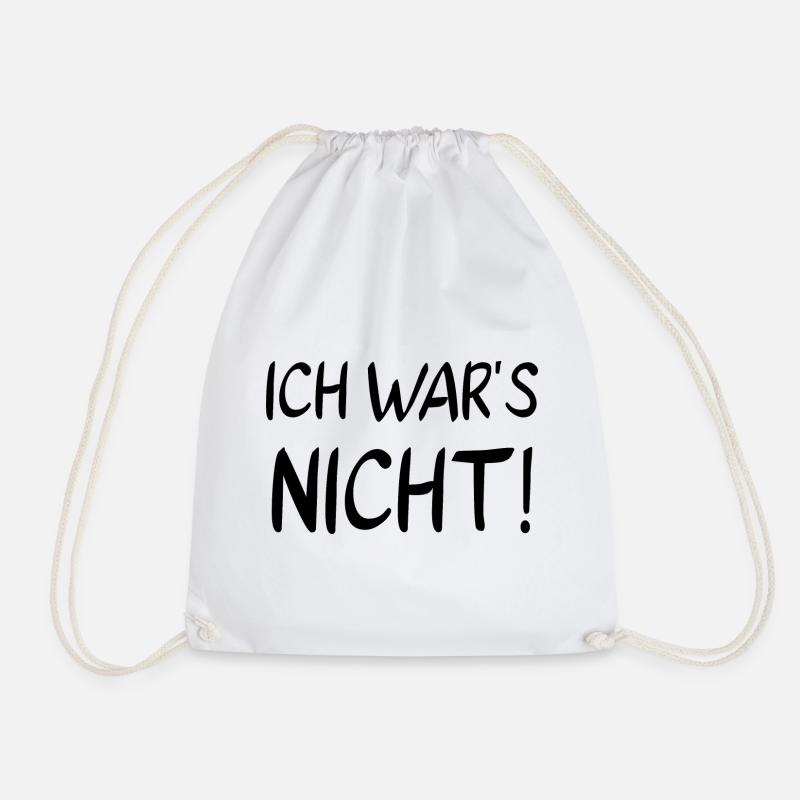 Ich war's nicht! - Turnbeutel - Weiß