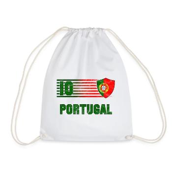Équipe du Portugal de football - Sac de sport léger - blanc - Devant
