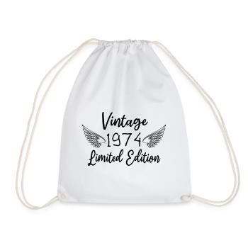 Anniversaire 1974 né en 1974 meilleure année 1974 - Sac de sport léger - blanc - Devant