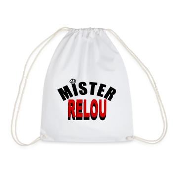 Humour / Mister Relou / design drôle - Sac de sport léger - blanc - Devant