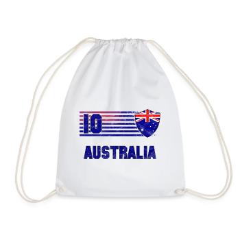 Australia Football Team - Drawstring Bag - white - Front