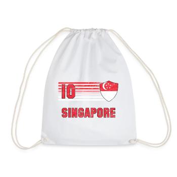Singapore Football Team - Drawstring Bag - white - Front