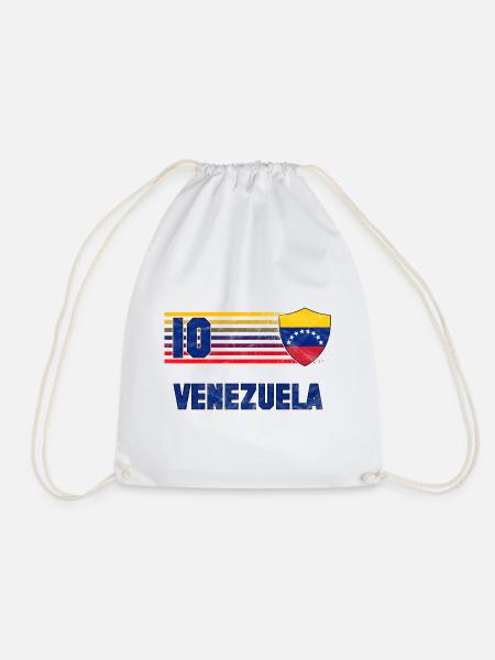 Venezuela Fußball Mannschaft - Turnbeutel - Weiß