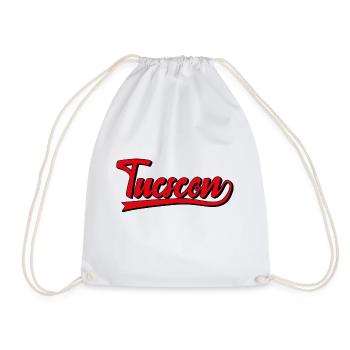Retro Tucson Arizona Schriftzug - Turnbeutel - Weiß - Vorne