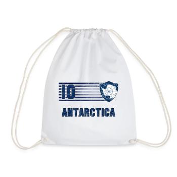 Antarctica Football Team - Drawstring Bag - white - Front