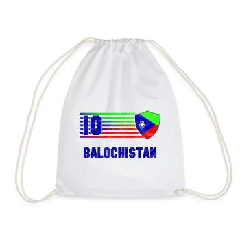 Balochistan Football Team - Drawstring Bag - white - Front