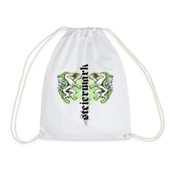 Styria with Styrian Panther - Drawstring Bag - white - Front