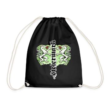 Styria with Styrian Panther - Drawstring Bag - black - Front