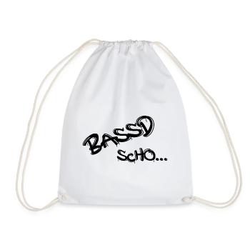 Bassd scho... 2021 Franggen noir - Sac de sport léger - blanc - Devant