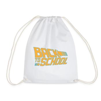 Back to School Back to School | Colors can be changed - Drawstring Bag - white - Front