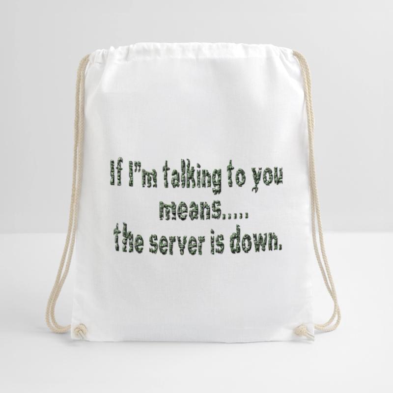 Hacking hacker hacker computer cybersecurity Drawstring Bag