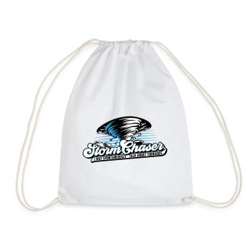 Colors can be changed | Storm Hunter Tornadoes Weather - Drawstring Bag - white - Front