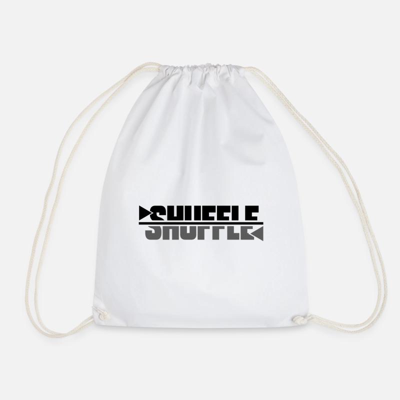 SHUFFLE, GIFT - Drawstring Bag - white