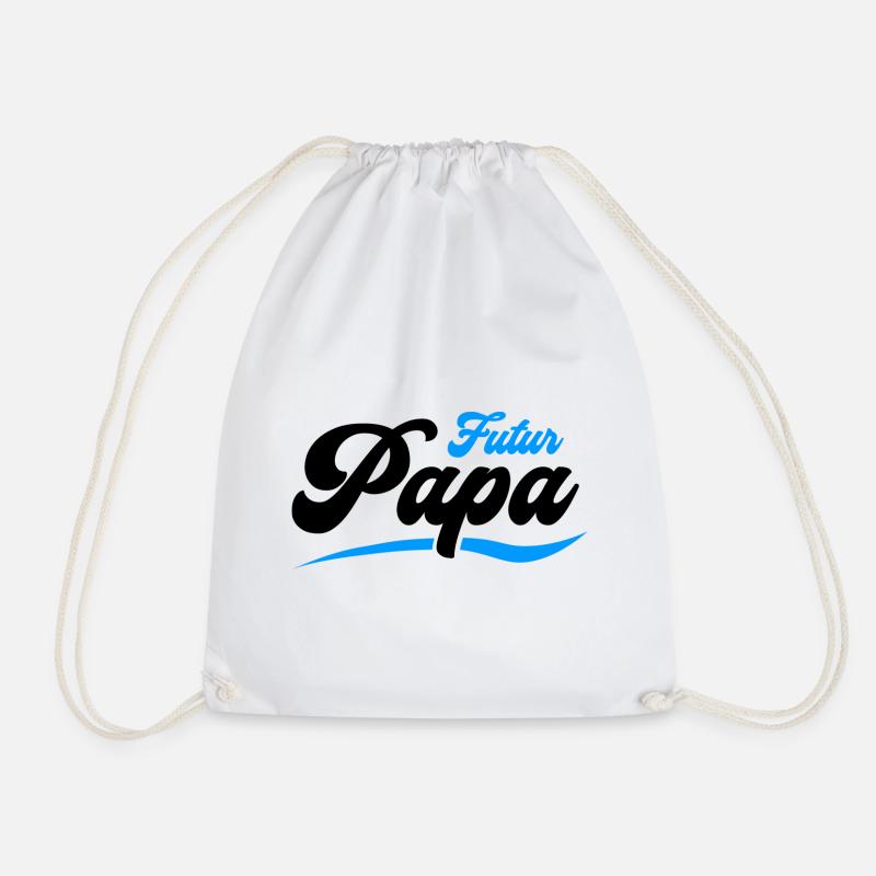 Futur Papa Script - Sac de sport léger - blanc