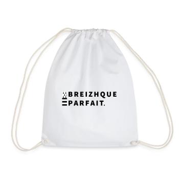 Breton et Breizhque parfait - Sac de sport léger - blanc - Devant