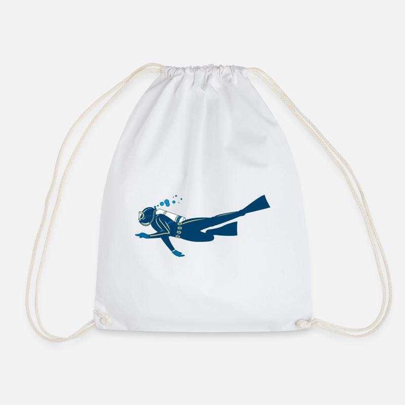 Plongée plongée plongée sous-marine vacances mer nager - Sac de sport léger - blanc