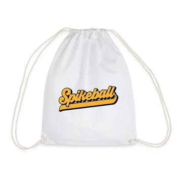 Farben änderbar | Spikeball Spike Ball Roundnet - Turnbeutel - Weiß - Vorne