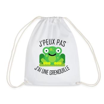 Ich kann keinen Frosch haben - Turnbeutel - Weiß - Vorne