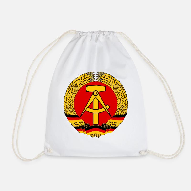DDR logo - Drawstring Bag - white