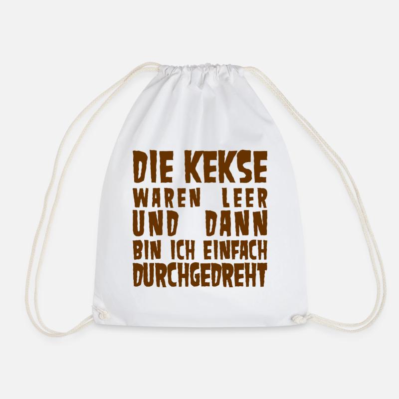 Kekse - Turnbeutel - Weiß
