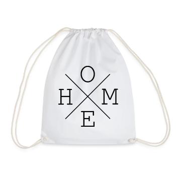 home home sweet home maison idée cadeau - Sac de sport léger - blanc - Devant