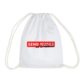 Send me to Mallorca - Drawstring Bag - white - Front