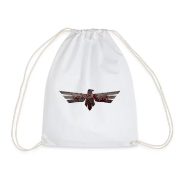 Aigles Aigle Aigle oiseau faucon faucon - Sac de sport léger - blanc - Devant