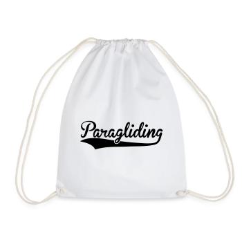 Paragliding Paraglieter Bestseller - Drawstring Bag - white - Front